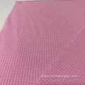 100 polyester material knitted Waffle Fabric for garment